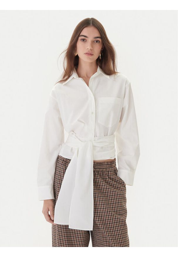 Weekend Max Mara Koszula Fresco 2525116072 Biały Regular Fit. Kolor: biały. Materiał: bawełna