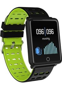 Smartwatch Roneberg RF3 Czarno-zielony. Rodzaj zegarka: smartwatch. Kolor: czarny, wielokolorowy, zielony #1
