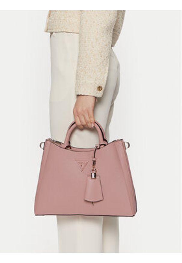Guess Torebka HWEZG9 52306 Różowy. Kolor: różowy. Materiał: skórzane