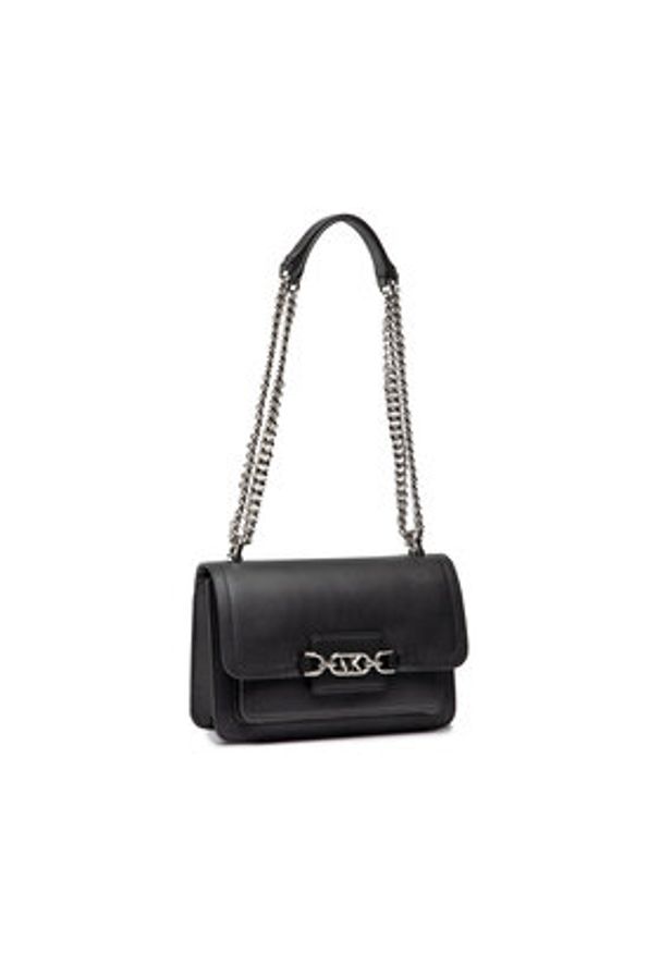 MICHAEL Michael Kors Torebka Heather 30S2S7HL3L Czarny. Kolor: czarny. Materiał: skórzane