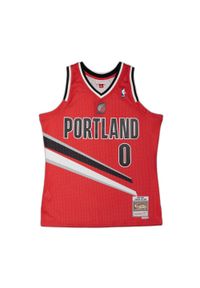 Mitchell & Ness - Koszulka NBA Portland Trail Blazers Alternate Damian Lillard 2012/13. Kolor: czerwony. Sport: koszykówka #1