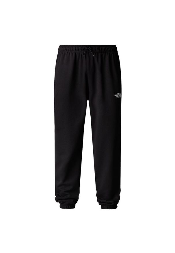 Spodnie męskie The North Face Simple Dome 0A8C1WJK31 - czarne. Kolor: czarny. Materiał: poliester, bawełna