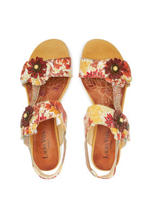 Laura Vita Sandały Framboiseo 26 Kolorowy. Materiał: skóra. Wzór: kolorowy