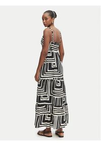 Iconique Sukienka letnia Cote D'Azur IC26-109 Czarny Relaxed Fit. Kolor: czarny. Materiał: wiskoza. Sezon: lato #3