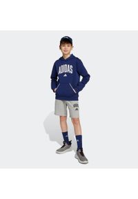 Adidas - Bluza dziecięca ADIDAS z kapturem. Typ kołnierza: kaptur. Materiał: materiał. Sport: joga i pilates