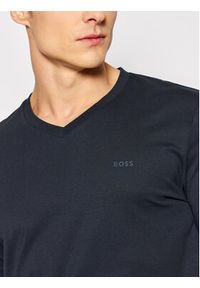 BOSS - Boss T-Shirt Terry 01 50468348 Granatowy Regular Fit. Kolor: niebieski. Materiał: bawełna #5