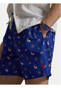 Polo Ralph Lauren Szorty kąpielowe 710B14030001 Granatowy Classic Fit. Kolor: niebieski. Materiał: syntetyk #5
