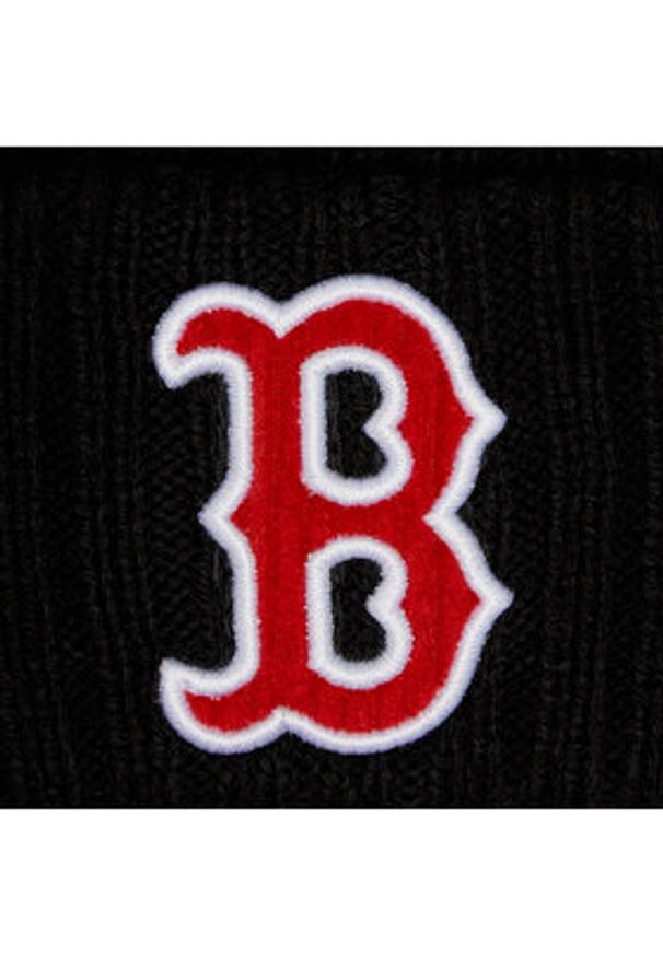 47 Brand Czapka MLB Boston Red Sox Thick Cord Logo 47 B-THCCK02ACE-BK Czarny. Kolor: czarny. Materiał: akryl, materiał