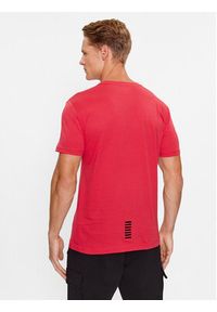 EA7 Emporio Armani T-Shirt 8NPT51 PJM9Z 1462 Czerwony Regular Fit. Kolor: czerwony. Materiał: bawełna #5