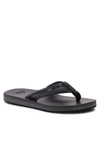 Japonki Quiksilver - AQYL100886 XKSK. Kolor: czarny. Materiał: skóra #1