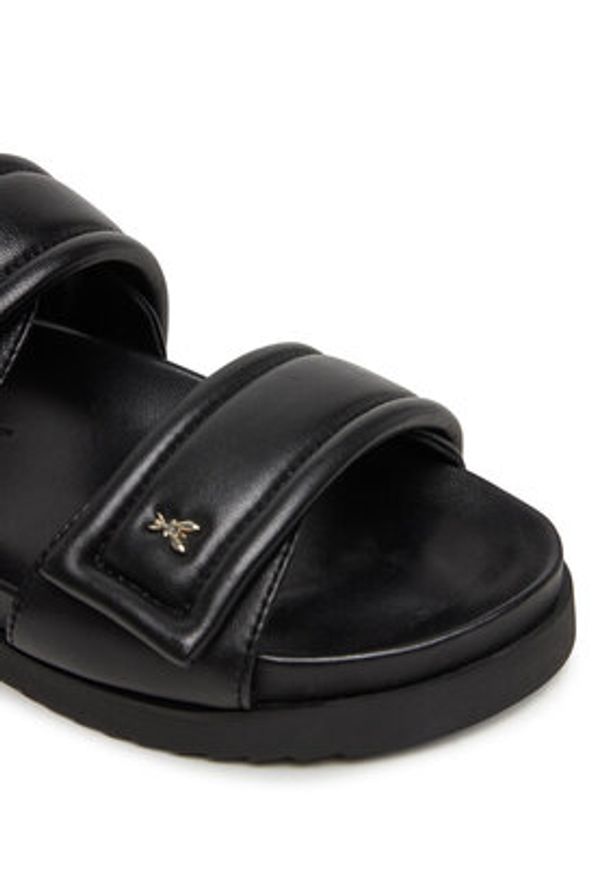 Patrizia Pepe Sandały 8X0080/L026 Czarny. Kolor: czarny. Materiał: skóra