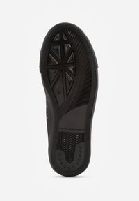 Born2be - Czarne Lekkie Trampki Vices Przed Kostkę Elletri. Okazja: na co dzień. Wysokość cholewki: przed kostkę. Kolor: czarny. Materiał: jeans. Obcas: na płaskiej podeszwie. Styl: casual, klasyczny, sportowy #5