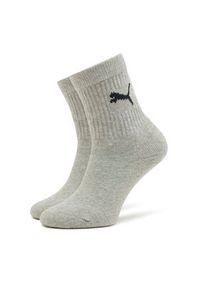 Puma Zestaw 3 par wysokich skarpet dziecięcych Junior Crew Sock 3P 907958 Biały. Kolor: biały. Materiał: materiał, bawełna