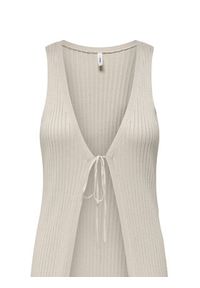 only - ONLY Kardigan Meddi 15347887 Beżowy Regular Fit. Kolor: beżowy. Materiał: syntetyk #3