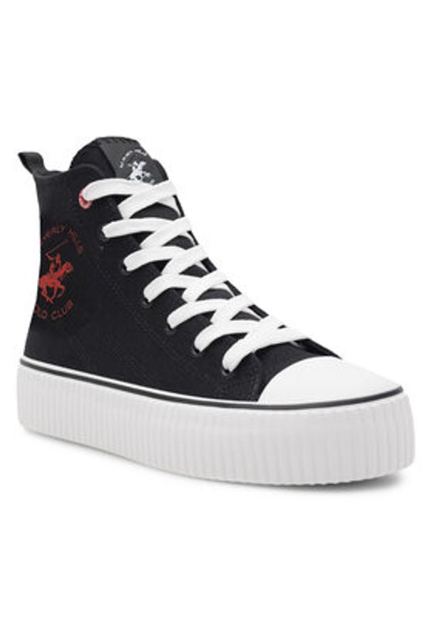 Beverly Hills Polo Club Trampki BHPC026M Czarny. Kolor: czarny. Materiał: materiał