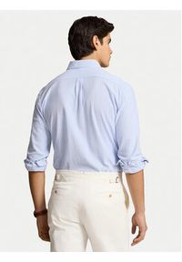 Polo Ralph Lauren Koszula 710934575002 Błękitny Slim Fit. Typ kołnierza: polo. Kolor: niebieski. Materiał: bawełna #5