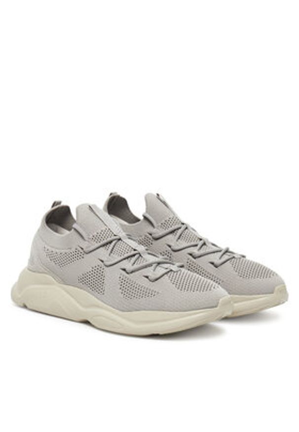 Hugo - HUGO Sneakersy Leon 50553232 Szary. Kolor: szary. Materiał: materiał