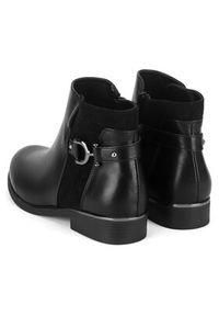 Clara Barson Botki WS2371-04 Czarny. Kolor: czarny. Materiał: materiał