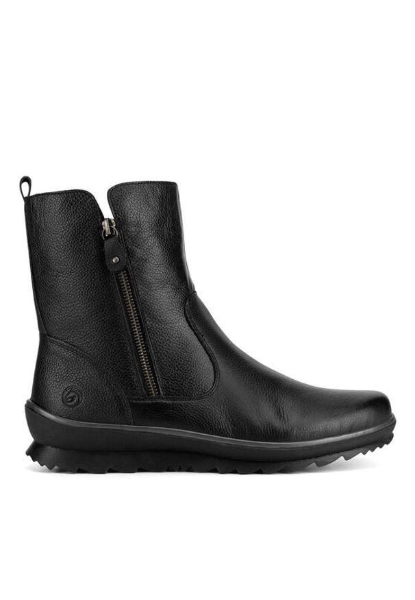 Remonte Botki R8482-01 Czarny. Kolor: czarny. Materiał: skóra