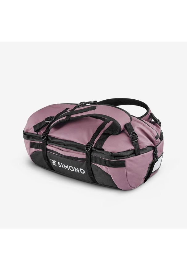 SIMOND - Torba trekkingowa Simond Duffel 500 Extend 30-40 litrów. Kolor: czarny, brązowy, wielokolorowy. Materiał: materiał, tkanina. Sport: turystyka piesza