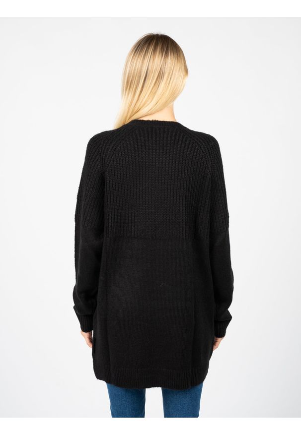 Silvian Heach Sweter Mondee | PGA22132 | Kobieta | Czarny. Kolor: czarny. Materiał: akryl, nylon. Wzór: ze splotem