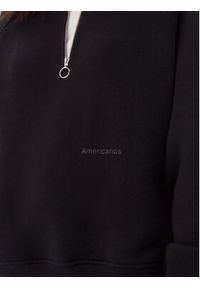 Americanos Bluza Unisex Seatle Half-Zip Czarny Relaxed Fit. Kolor: czarny. Materiał: bawełna #3