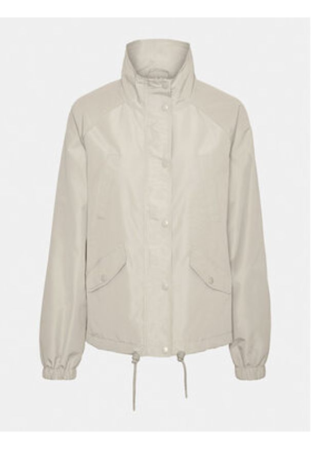 Vero Moda Kurtka przejściowa Siri 10301420 Beżowy Regular Fit. Kolor: beżowy. Materiał: syntetyk