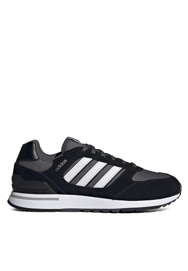 Adidas - Buty adidas Run 80s GV7302 Black. Kolor: czarny. Materiał: skóra