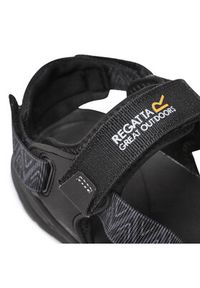 Regatta Sandały Marine Web RMF658 Czarny. Kolor: czarny. Materiał: materiał #7