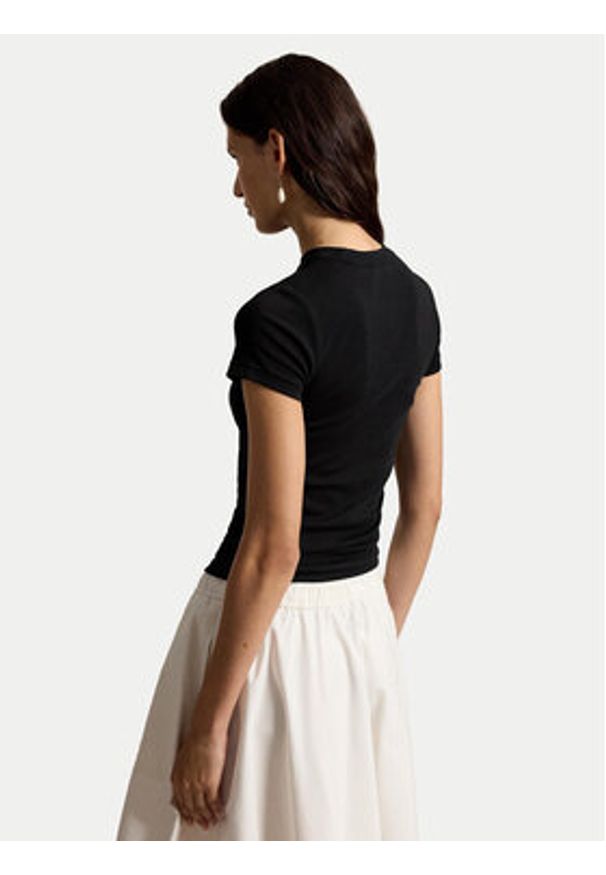 Polo Ralph Lauren T-Shirt 211A96259003 Czarny Slim Fit. Typ kołnierza: polo. Kolor: czarny. Materiał: bawełna