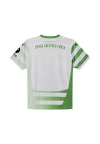 Puma - Męska koszulka domowa Greuther Fürth 24/25 PUMA White Fast Green Fresh Mint. Kolor: zielony, biały, wielokolorowy. Sport: piłka nożna