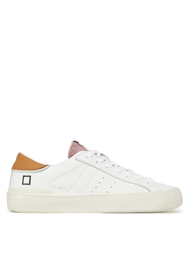 D.A.T.E. Sneakersy Hill Low W421-HL-MX Biały. Kolor: biały. Materiał: skóra