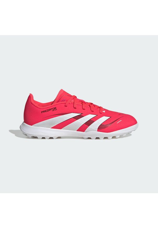 Adidas - Buty Predator League TF Kids. Kolor: czerwony, biały, wielokolorowy, czarny. Materiał: materiał. Sport: piłka nożna