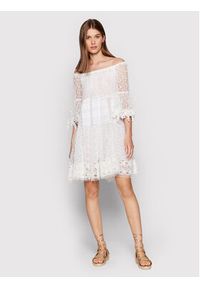Iconique Sukienka letnia Amber IC22 021 Biały Regular Fit. Kolor: biały. Materiał: syntetyk. Sezon: lato #3