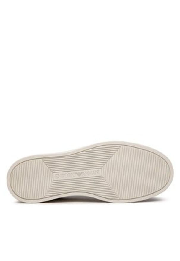 Emporio Armani Sneakersy X4X598 XF662 00894 Biały. Kolor: biały. Materiał: skóra