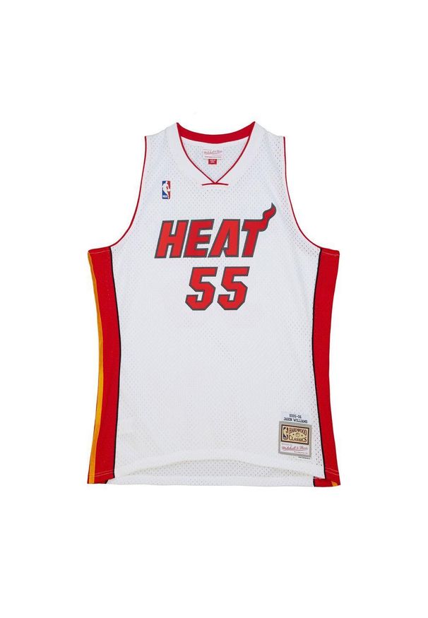 Mitchell & Ness - Koszulka Miami Heat Swingman 2005/06. Kolor: biały. Sport: koszykówka