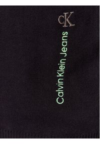 Calvin Klein Jeans Sweter Vertical J30J323977 Czarny Regular Fit. Kolor: czarny. Materiał: bawełna #5