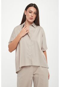Max Mara Beachwear - Koszula damska z krótkim rękawem Pittura MAX MARA BEACHWEAR. Długość rękawa: krótki rękaw. Długość: krótkie #1