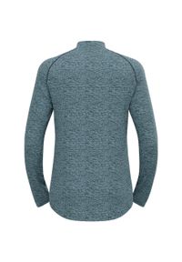 Odlo - Bluza techniczna męska ODLO Tencia Mid Layer 1/2 zip. Kolor: wielokolorowy, niebieski, szary