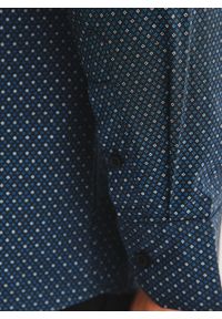 Pako Lorente - PAKO LORENTE - Czarna koszula męska wzór geometryczny. Kolor: czarny. Materiał: bawełna. Długość rękawa: długi rękaw. Długość: długie. Wzór: geometria. Sezon: jesień #4