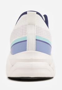 Renee - Białe Siateczkowe Buty Sportowe na Podeszwie z Otworami Quilvia. Okazja: na co dzień. Kolor: biały. Materiał: materiał #2