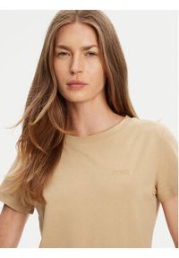 BOSS T-Shirt C_Esogo_1 50506973 Beżowy Slim Fit. Kolor: beżowy. Materiał: bawełna