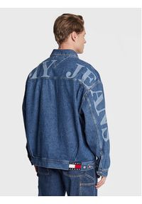 Tommy Jeans Kurtka jeansowa DM0DM15614 Niebieski Oversize. Kolor: niebieski. Materiał: bawełna