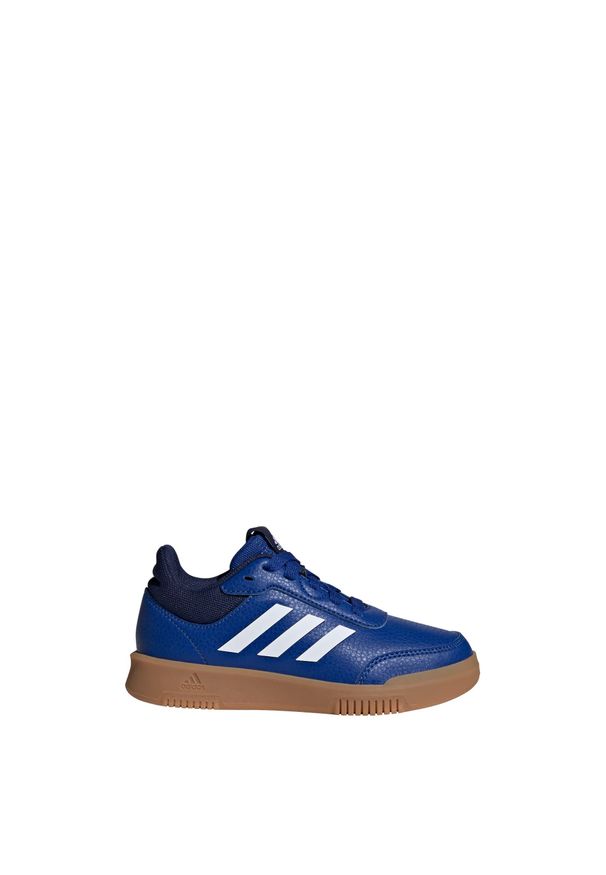 Adidas - Tensaur Sport Training Lace Shoes. Kolor: biały, wielokolorowy, niebieski. Materiał: materiał