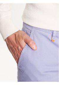 BOSS - Boss Spodnie materiałowe 50470813 Fioletowy Slim Fit. Kolor: fioletowy. Materiał: bawełna #6