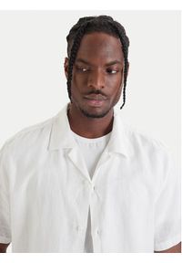 Calvin Klein Koszula LV04LF137G Biały Relaxed Fit. Kolor: biały. Materiał: syntetyk #4