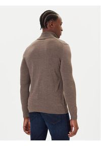 JOOP! Sweter 17 JK-03Dario 30032603 Brązowy Modern Fit. Kolor: brązowy. Materiał: wełna