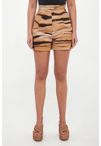 Elisabetta Franchi - Szorty damskie z motywem zwierzęcym ELISABETTA FRANCHI. Wzór: motyw zwierzęcy #4