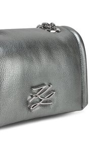 Karl Lagerfeld - KARL LAGERFELD Torebka A1W30172 Srebrny. Kolor: srebrny. Materiał: skórzane #3