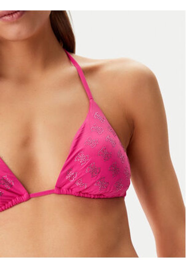 Guess Góra od bikini E5GJ13 MC040 Różowy. Kolor: różowy. Materiał: syntetyk